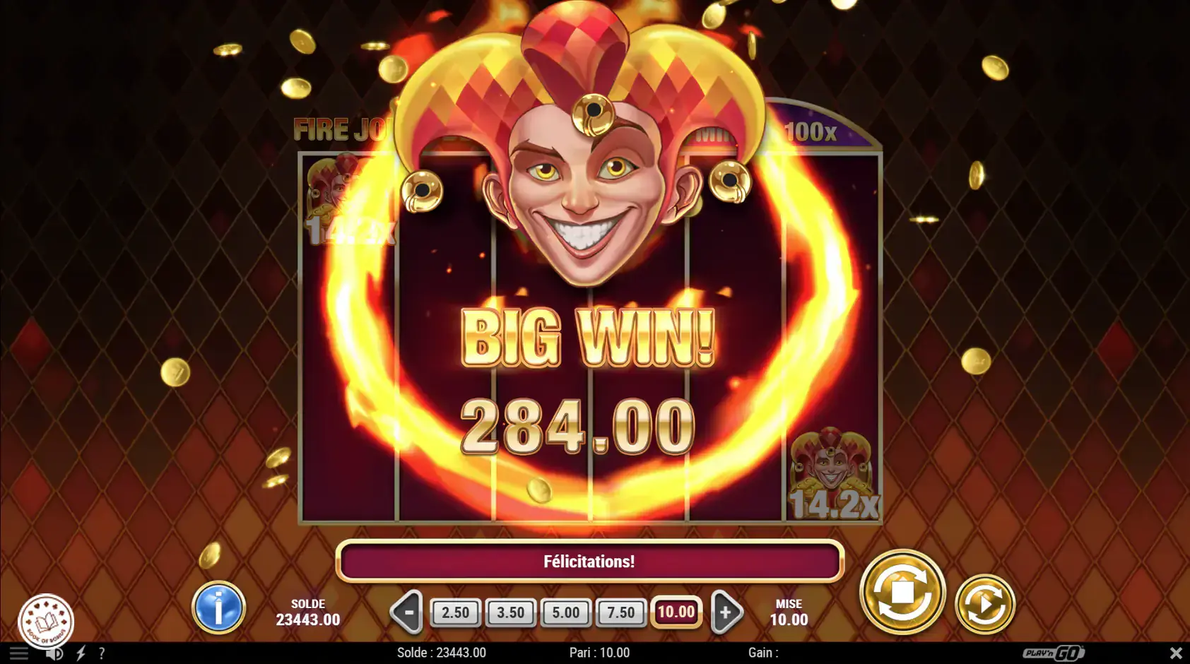 fire joker blitz big win