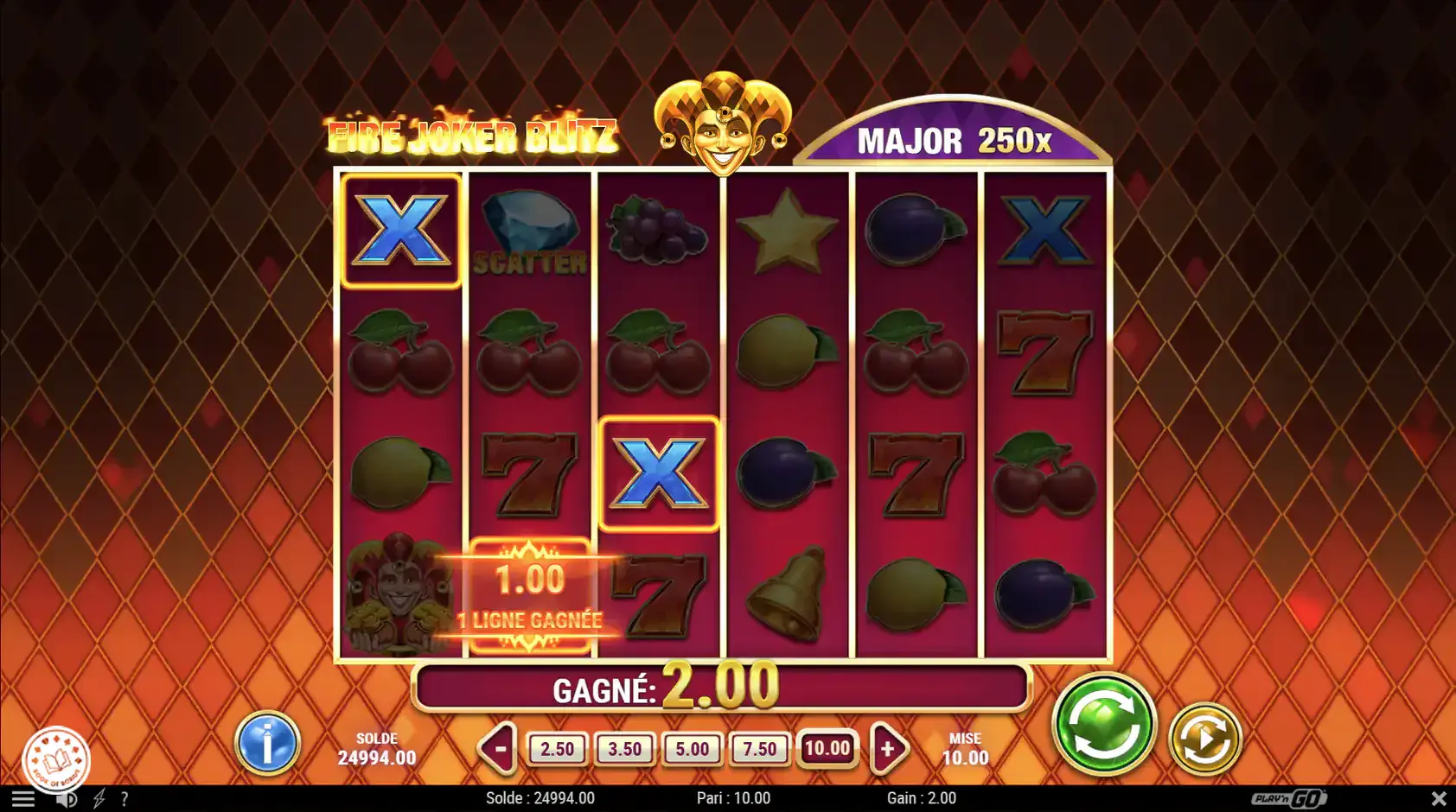 fire joker blitz machine a sous