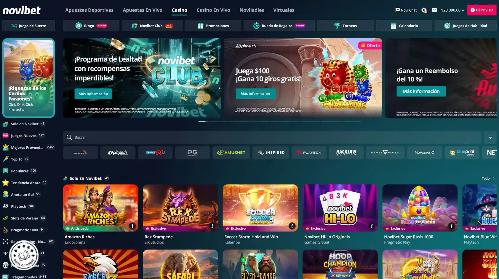 novibet casino