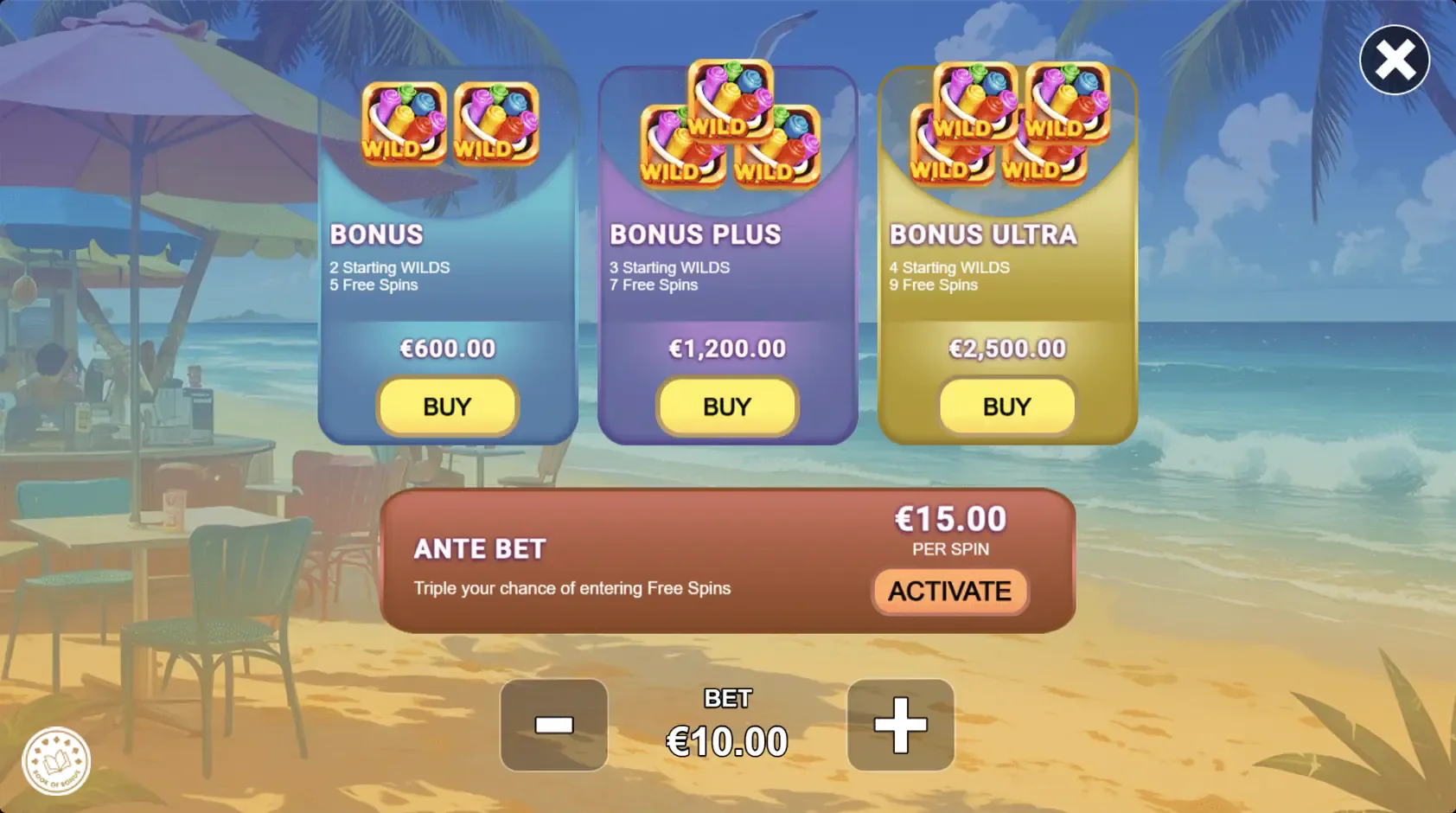 sweet wilds bonus buy